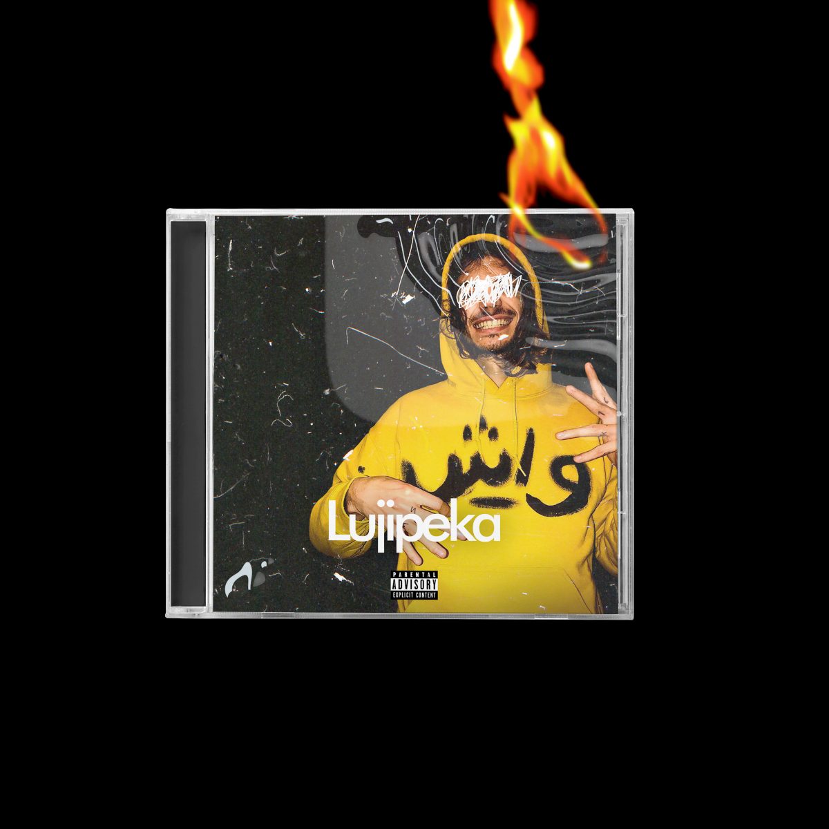 Mockup d'une cover cd pour Lujipeka